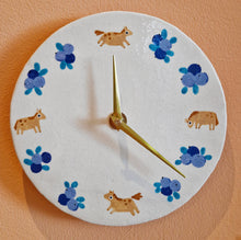 Load image into Gallery viewer, horses & blueberries | CLOCK