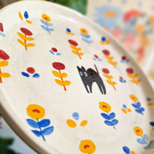 Load image into Gallery viewer, Nº232 flower cat | PLATE second choice
