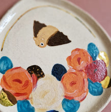 Load image into Gallery viewer, Nº296 rose bat | PASTRY PLATE with gold