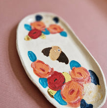 Load image into Gallery viewer, Nº294 rose bat | PASTRY PLATE with gold