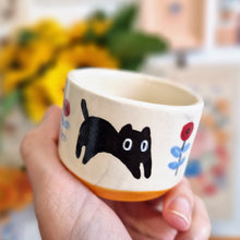 Load image into Gallery viewer, Nº255 cats | ORANGE MINI CUP second choice
