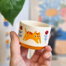 Load image into Gallery viewer, Nº255 cats | ORANGE MINI CUP second choice