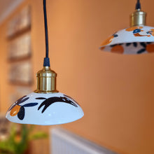 Load image into Gallery viewer, black cats & oranges | LAMP SHADE