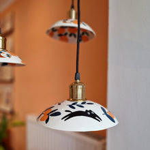 Load image into Gallery viewer, black cats & oranges | LAMP SHADE