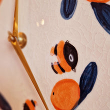 Load image into Gallery viewer, bumblebees & oranges | CLOCK