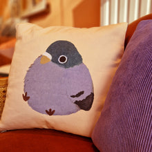 Load image into Gallery viewer, pigeon | PURPLE PILLOW