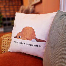 Load image into Gallery viewer, platypus | GREEN PILLOW