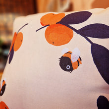 Load image into Gallery viewer, bumblebees | PURPLE PILLOW