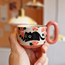 Load image into Gallery viewer, Nº433 cat | MINI CUP with handle second choice