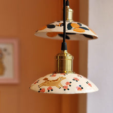 Load image into Gallery viewer, horses & pink roses | LAMP SHADE