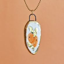 Load image into Gallery viewer, orange | CHARM with gold
