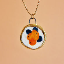 Load image into Gallery viewer, oranges | CHARM with gold