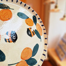 Load image into Gallery viewer, Nº451 bumblebees & oranges | PASTRY PLATE