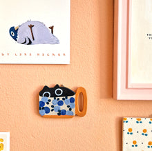 Load image into Gallery viewer, tea cup cats | CERAMIC WALL ART