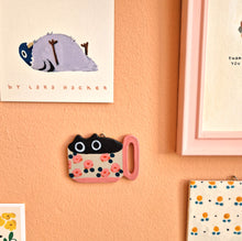 Load image into Gallery viewer, tea cup cats | CERAMIC WALL ART