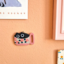 Load image into Gallery viewer, tea cup cats | CERAMIC WALL ART