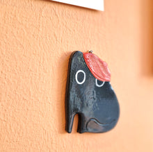 Load image into Gallery viewer, french cat | CERAMIC WALL ART