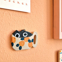 Load image into Gallery viewer, tea cup cats | CERAMIC WALL ART