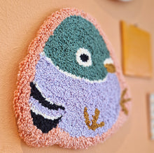 Load image into Gallery viewer, pigeon | FLUFFY WALL ART