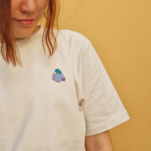 Load image into Gallery viewer, embroidered pigeon | TSHIRT
