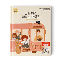 Load image into Gallery viewer, Wilma Wolkenkopf auf großer Fahrt | LINEN HARDCOVER signed by lara hacker