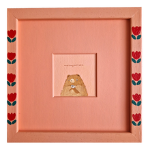 Load image into Gallery viewer, pink tulips | hand-painted frame & passepartout