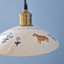 Load image into Gallery viewer, forget-me-not horse | LAMP SHADE