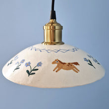 Load image into Gallery viewer, forget-me-not horse | LAMP SHADE