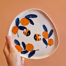 Load image into Gallery viewer, Nº372 bumblebees & oranges | PASTRY PLATE