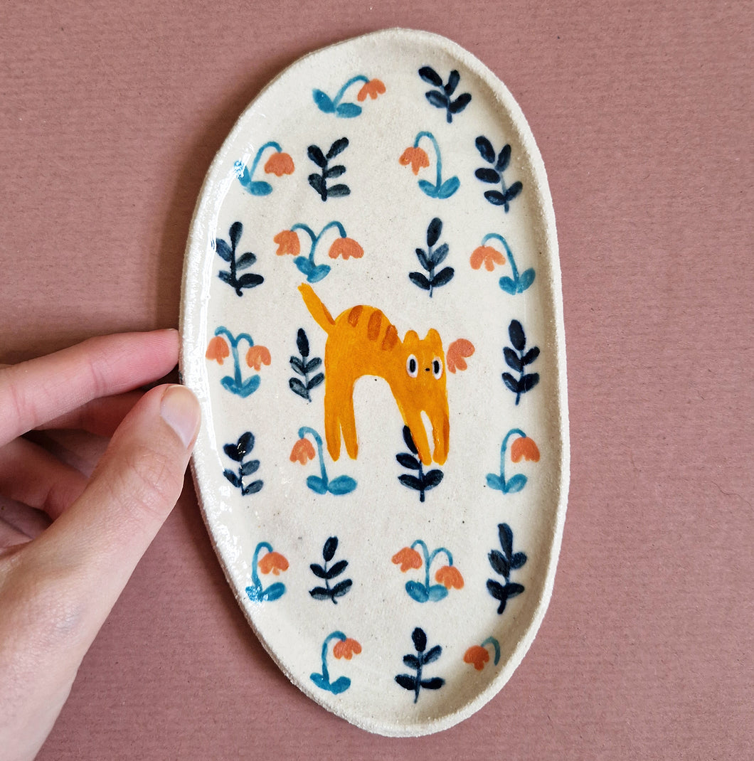 Nº320 pattern cat | PASTRY PLATE