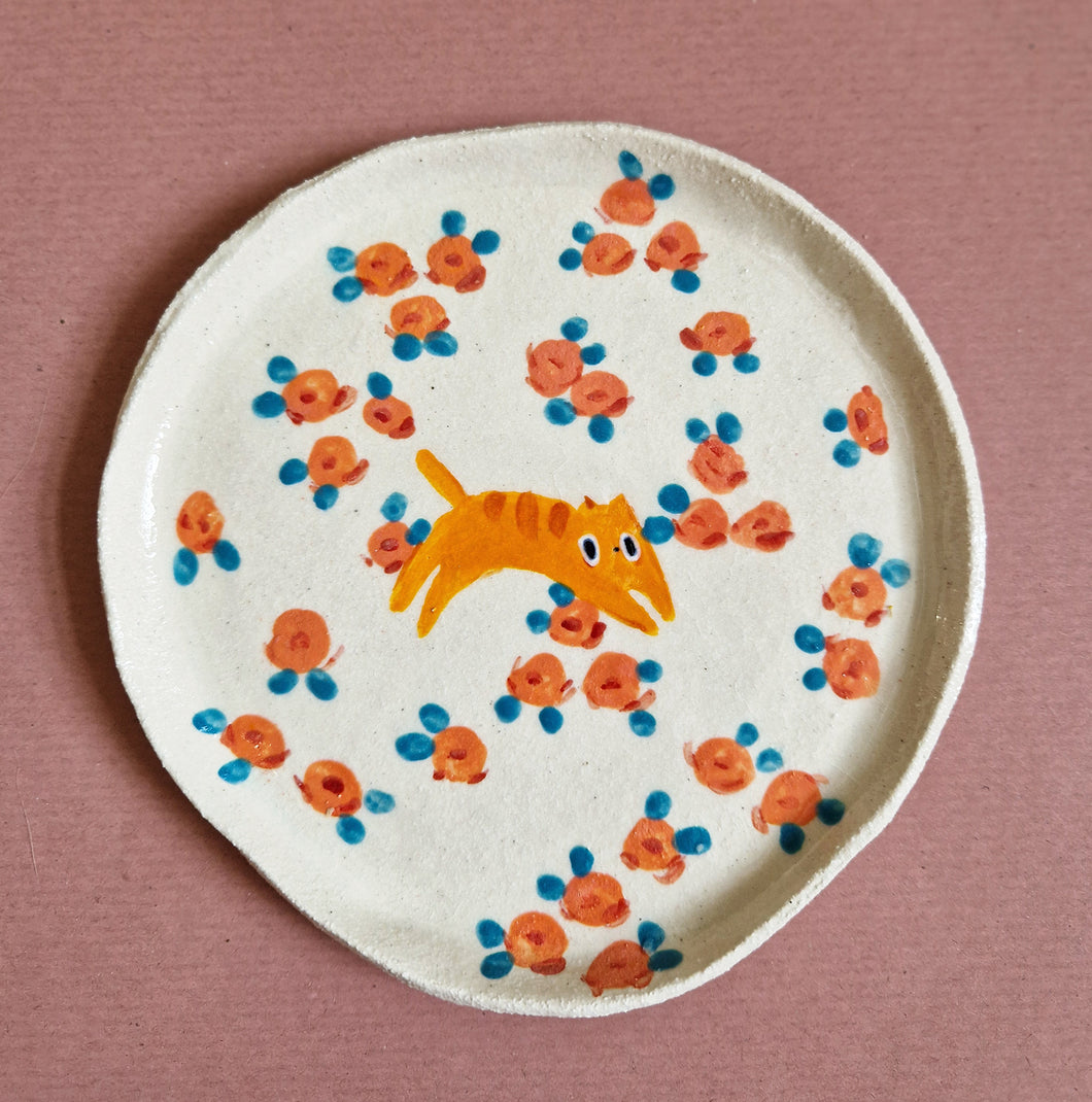 Nº313 orange cat | PASTRY PLATE