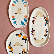 Load image into Gallery viewer, Nº301 swimming platypuses | PASTRY PLATE
