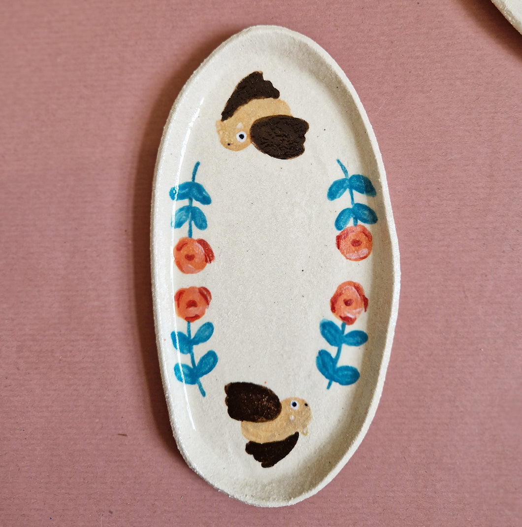 Nº295 flower bats | PASTRY PLATE