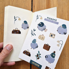 Load image into Gallery viewer, pigeons | Sticker Sheet
