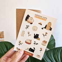 Load image into Gallery viewer, ceramic cats | Sticker Sheet
