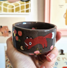 Load image into Gallery viewer, Nº267 fox and hare | DARK CUP with gold
