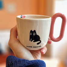 Load image into Gallery viewer, Nº530 more coffee cat | CUP with handle
