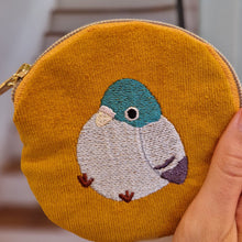 Load image into Gallery viewer, embroidered pigeon | PURSE
