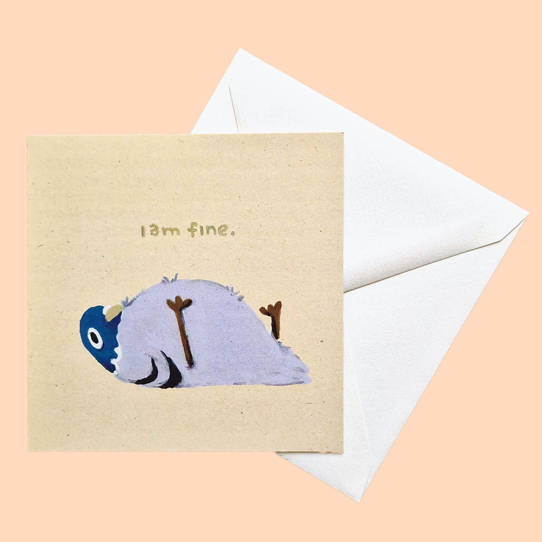 I am fine | Postcard