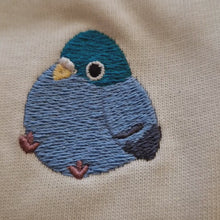 Load and play video in Gallery viewer, embroidered pigeon | TSHIRT
