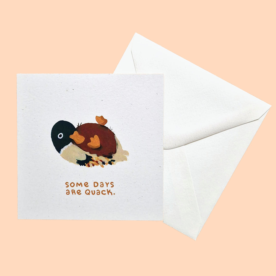 some days are quack | Postcard